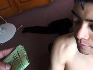 Cute Amateur Young Latino Twink Paid Cash To Fuck Stranger POV